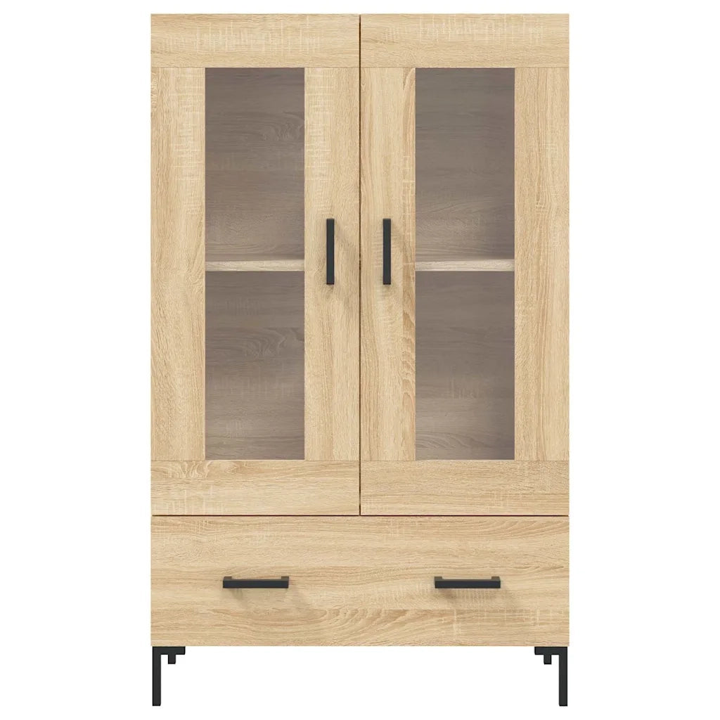Credenza | Madia | Buffet da pranzo | Armadio da pranzo Rovere Sonoma 69,5x31x115 cm in Legno Multistrato