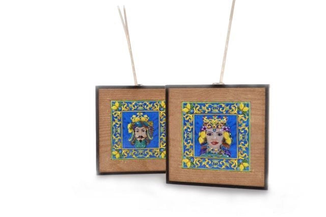 Profumatore Diffusore Fragranze Testa di Moro in Legno 2 Modelli
