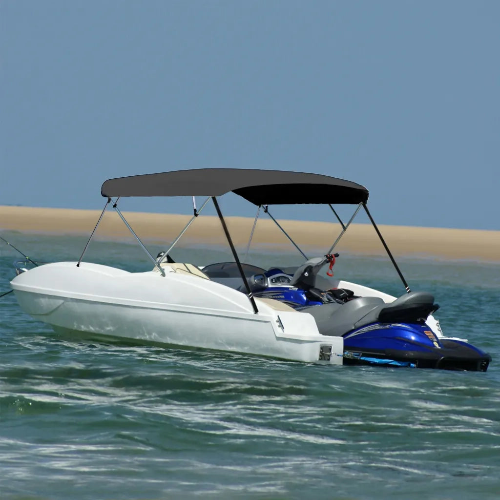 Bimini di Prua Tendalino 4 Archi-Tenda da Sole per Bimini di Prua Antracite 243x(230-244)x137 cm