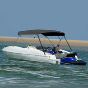 Bimini di Prua Tendalino 4 Archi-Tenda da Sole per Bimini di Prua Antracite 243x(230-244)x137 cm