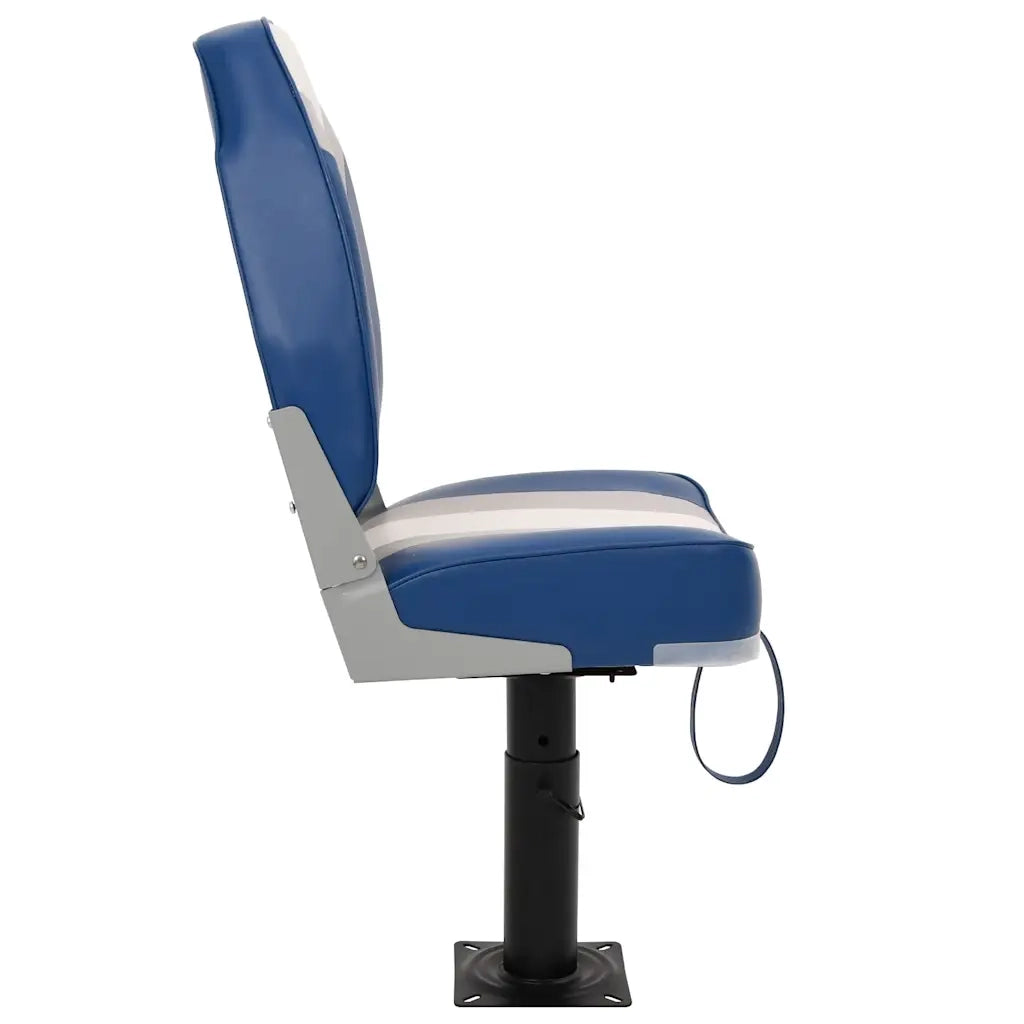 Sedili Barca con Supporto 2pz Altezza Regolabile Girevole 360° 3294974