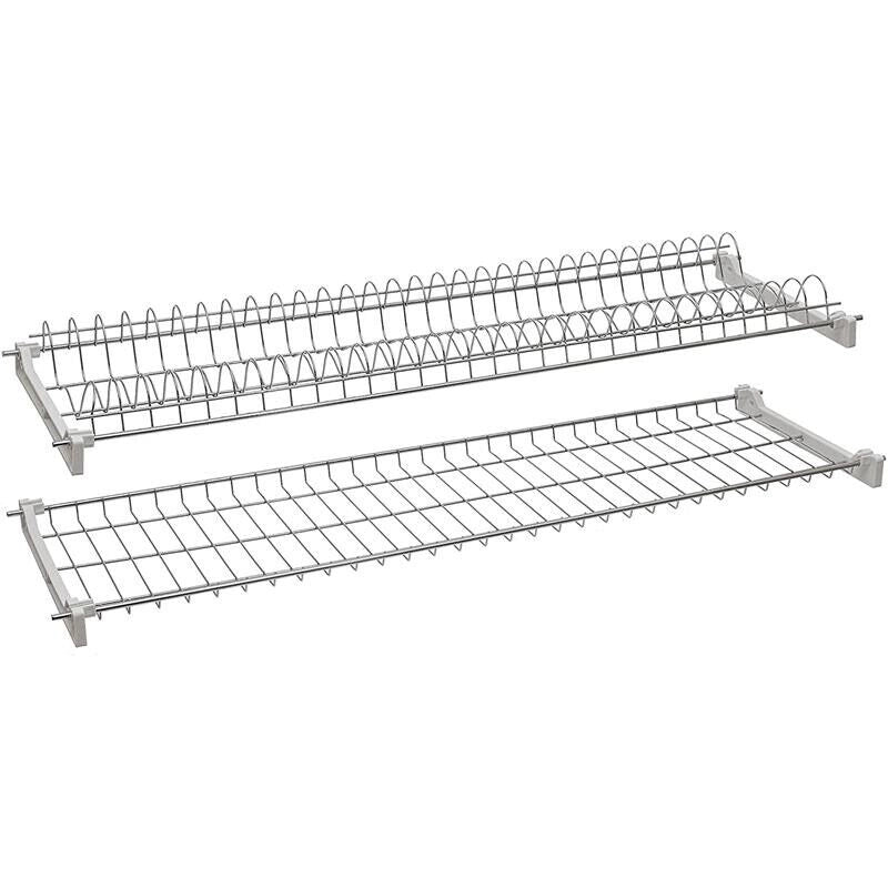 COPPIA DI RETI SCOLAPIATTI PER PENSILE DA CUCINA LUNGHEZZA 86 CM