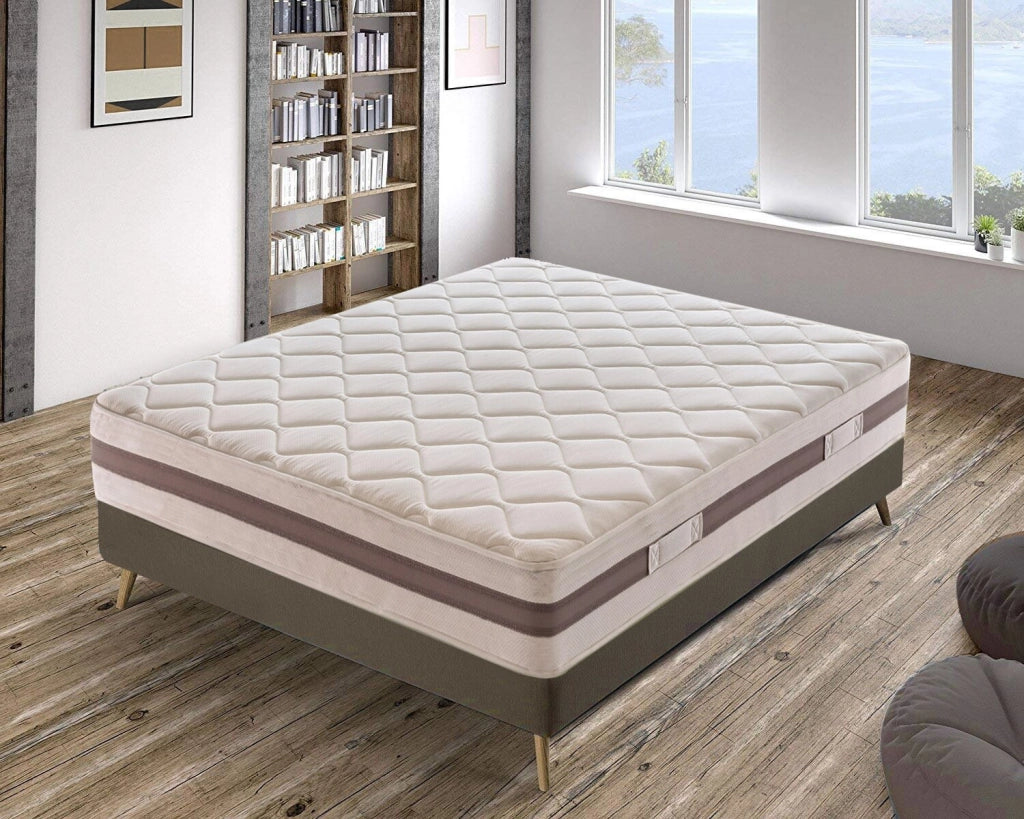 Materasso Matrimoniale 160x190 in waterfoam ortopedico - alta densità -13 zone di comfort - Rigidità H4
