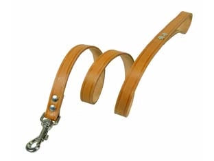 GUINZAGLIO PER CANI CUOIO EXTRA NATURALE SPESSORE MM.2- - cm.110x2 cuoio naturale - 3 pezzi