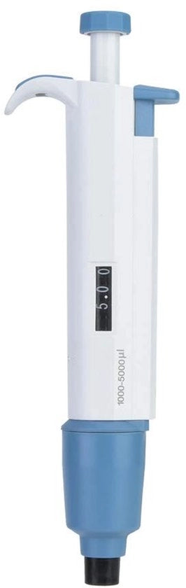 Pipettatore Adattabile 1000-5000ul - Manubrio Ergonomico - Valori di Misura Intuitivi - Strumento di Calibrazione - Prelevamento di Campioni Liquidi - Idoneo per Ricerche - Micropipetta