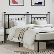Testiera di Ricambio in Metallo Nero 160 cm 353572