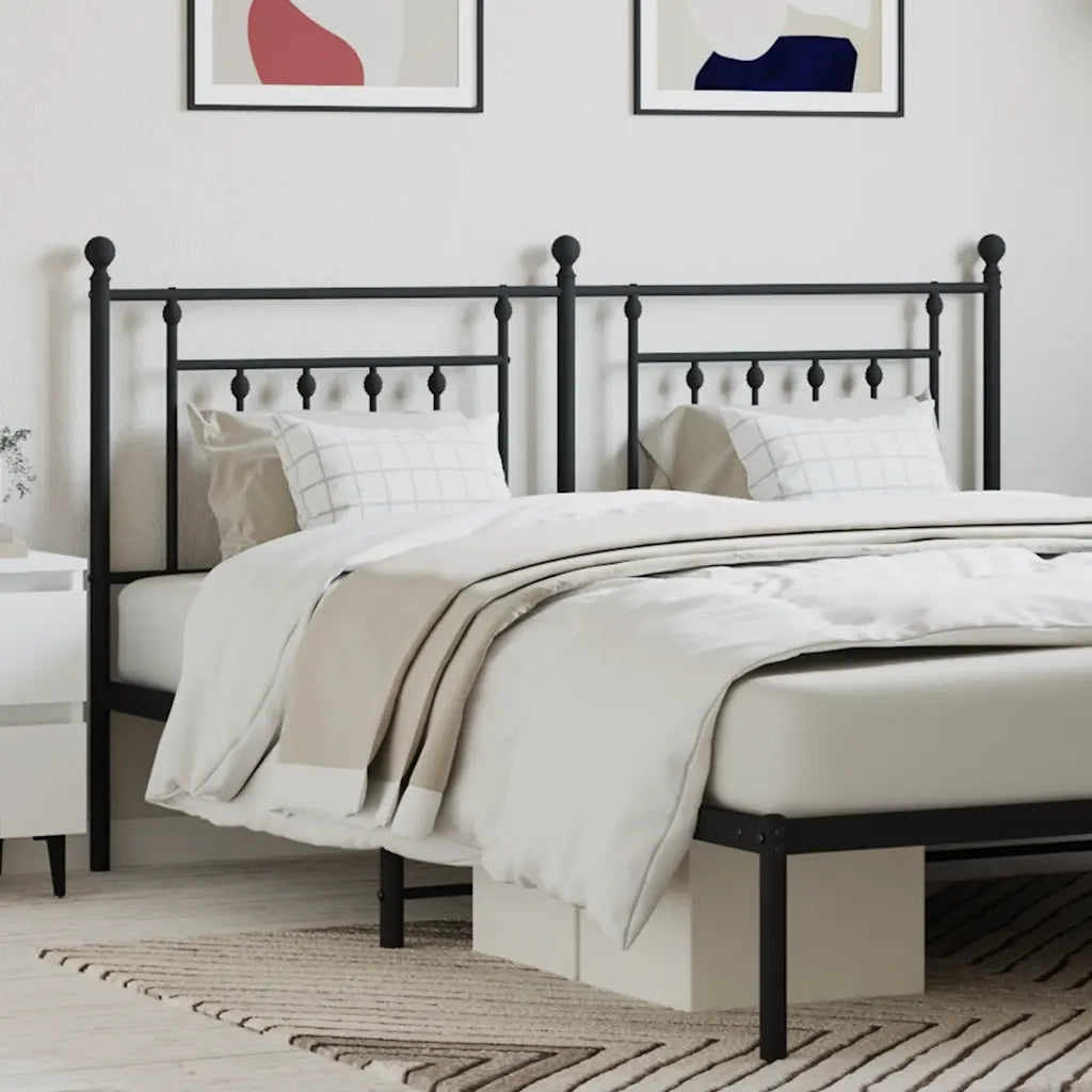 Testiera di Ricambio in Metallo Nero 160 cm 353572