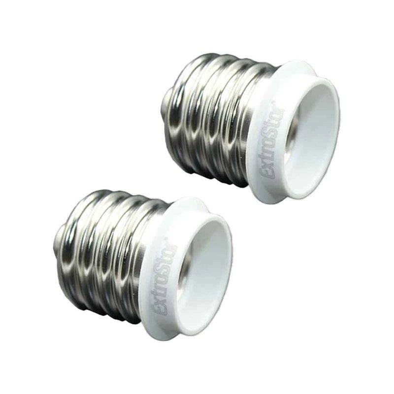 2 Pezzi Portalampade Adattatori Convertitore Lampada Attacco E40 a E27