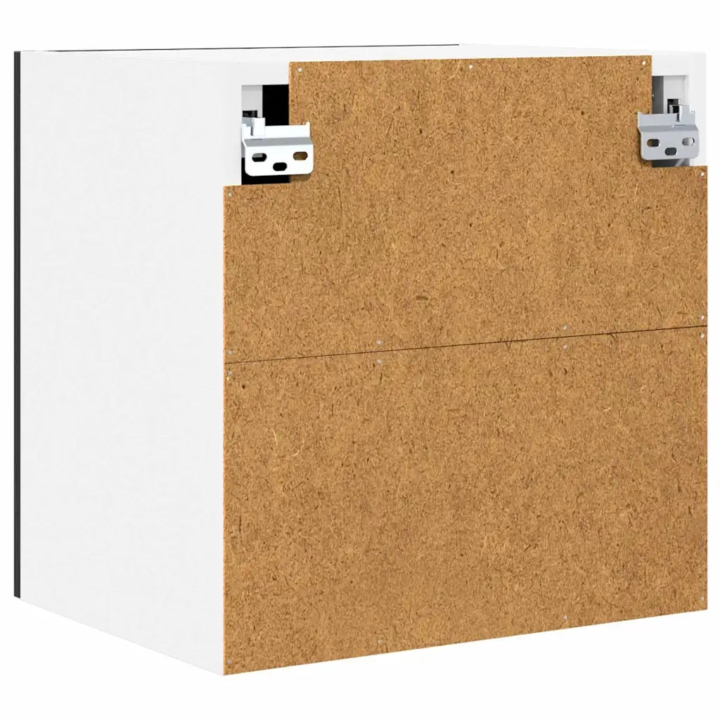 Armadio pensile con porta Rovere Nero e Bianco 40 x 31 x 40 cm 884132
