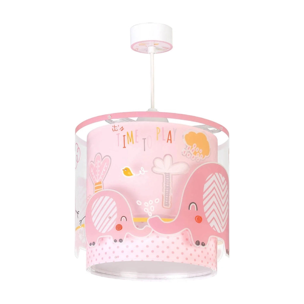 LÚZETE - LAMPADA DA SOFFITTO A FORMA DI ELEFANTE ROSA