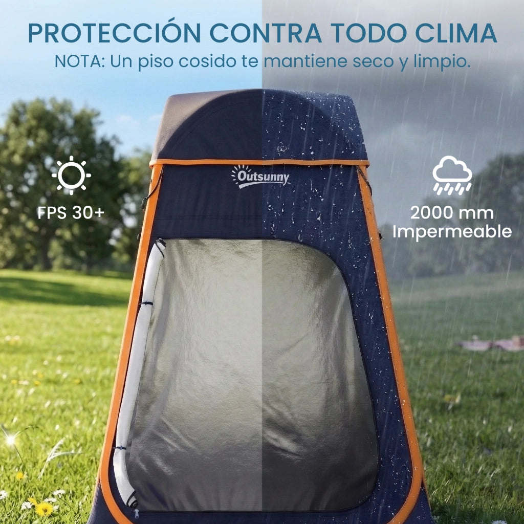 Tenda Pop-Up Istantanea Doccia Campeggio ¨C Xylo ¨C Portatile Impermeabile con Borsa Blu Scuro