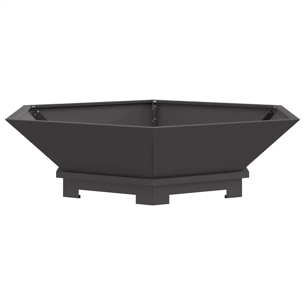 Focolare Nero 100 x 100 x 28 cm Acciaio