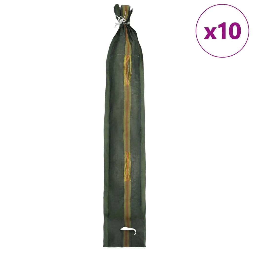 Sacchi di sabbia 10 pcs Verde 120 x 27 cm HDPE 42024171