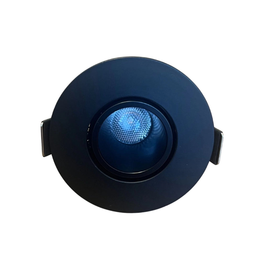 Mini Faretto Led Da Incasso Rotondo, Carcassa Nera 4000K, 5W 360LM 220V, Ø60*53mm, Foro 45mm, Angolo 24° IP20