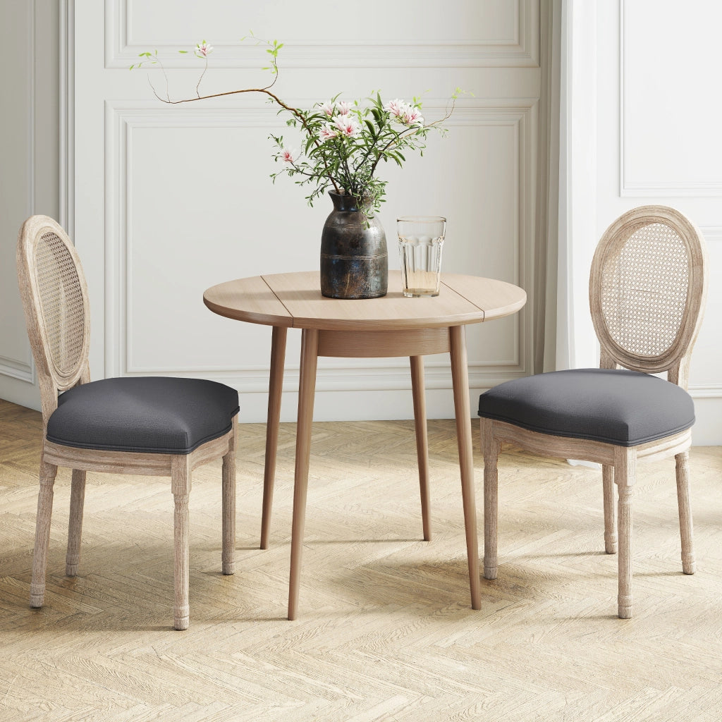 Sedia da Pranzo in Legno Massello ¨C zephmum ¨C Stile Retr¨°, Patinato