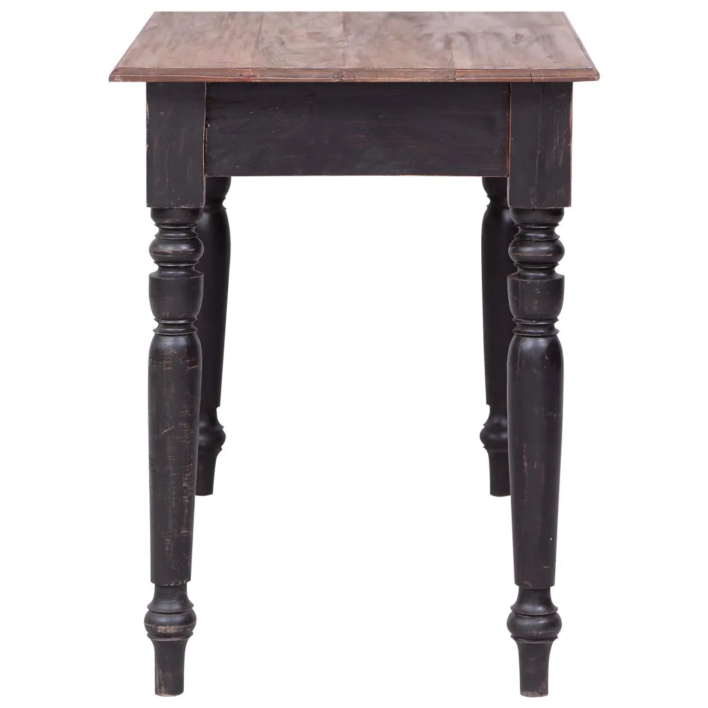 Scrivania con 3 Cassetti 117x57x75 cm Legno Massello di Mogano 283907