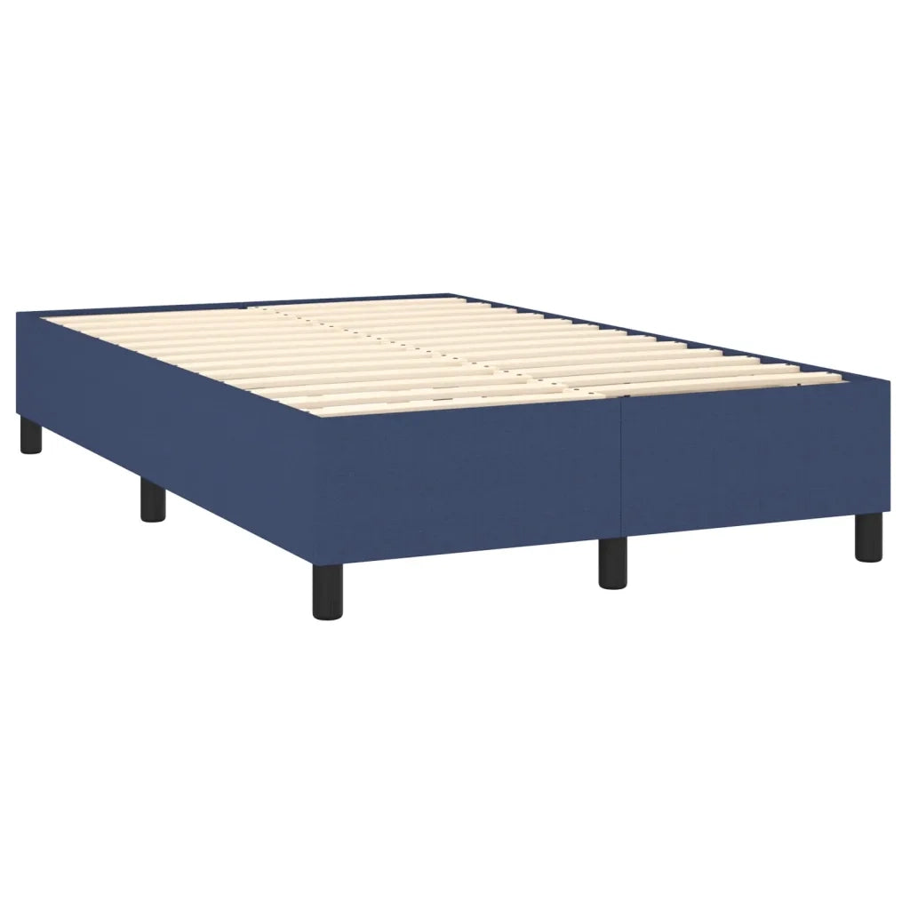 Giroletto a Molle con Materasso Blu 120x200 cm in Tessuto 3136747