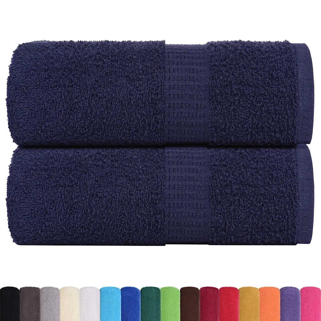 Asciugamani da bagno FROGN 2 pz | Teli per bagno Blu navy 30x30 cm 360 g/m2