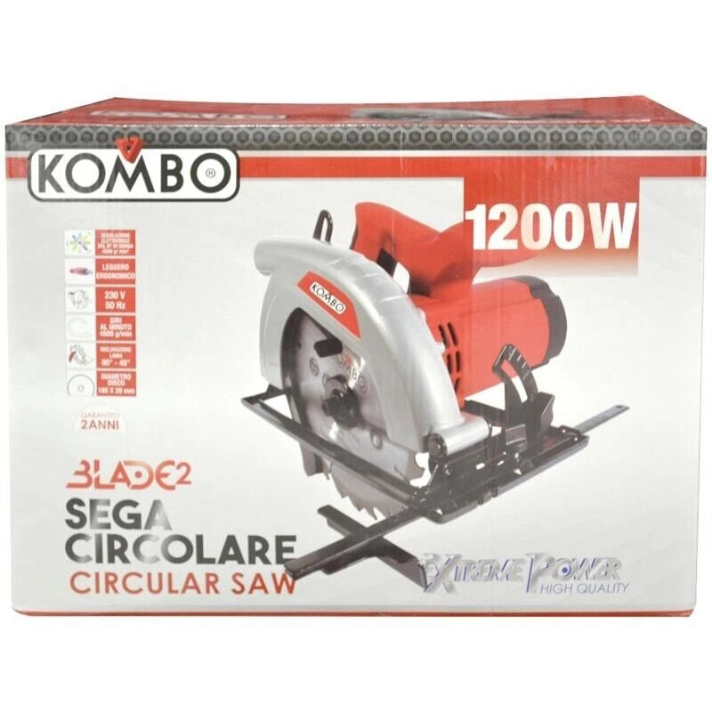 KOMBO BLADE2 SEGA CIRCOLARE 1200 W LAMA 185 MM