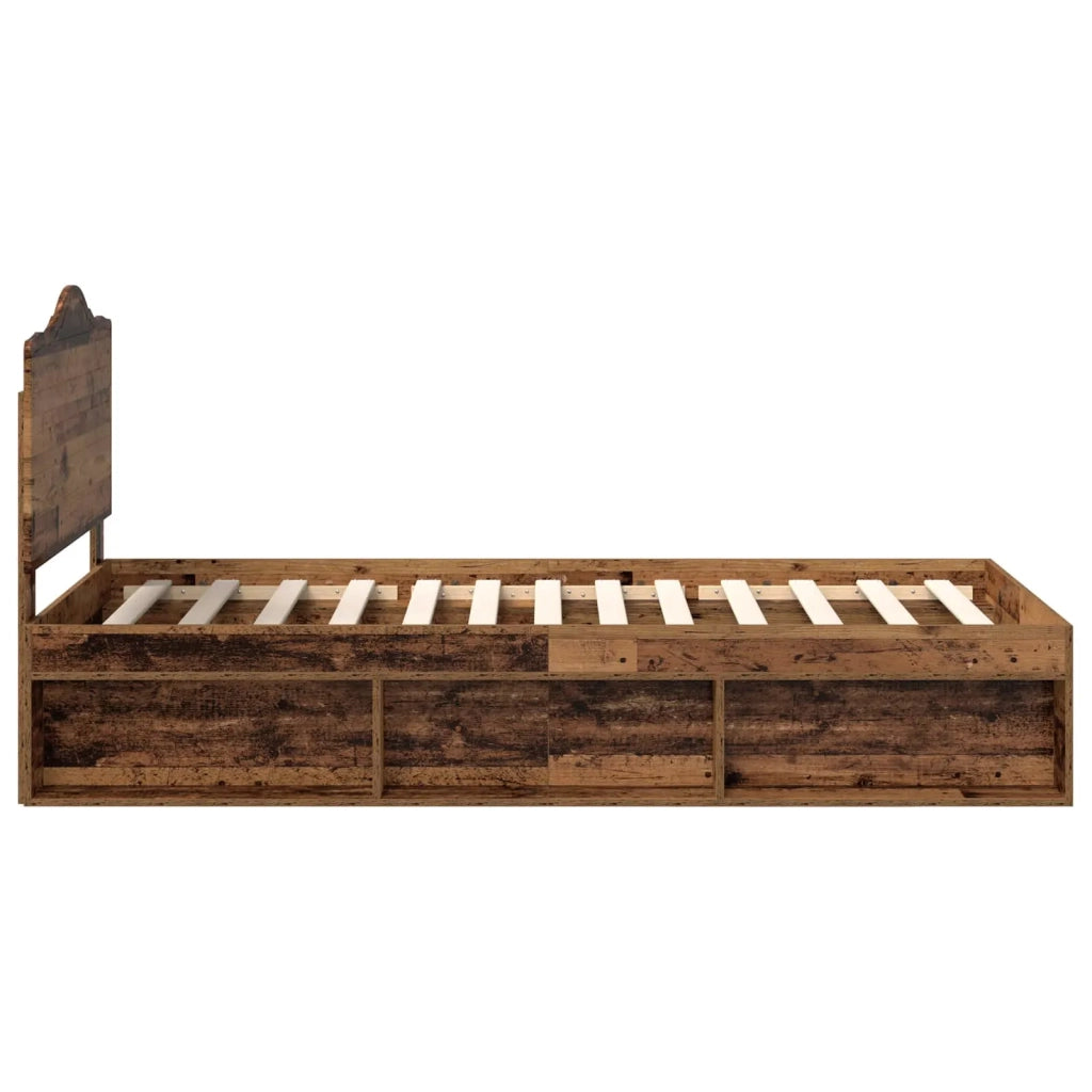 Struttura del letto Legno vecchio 100 x 200 cm Pino massello 3413351
