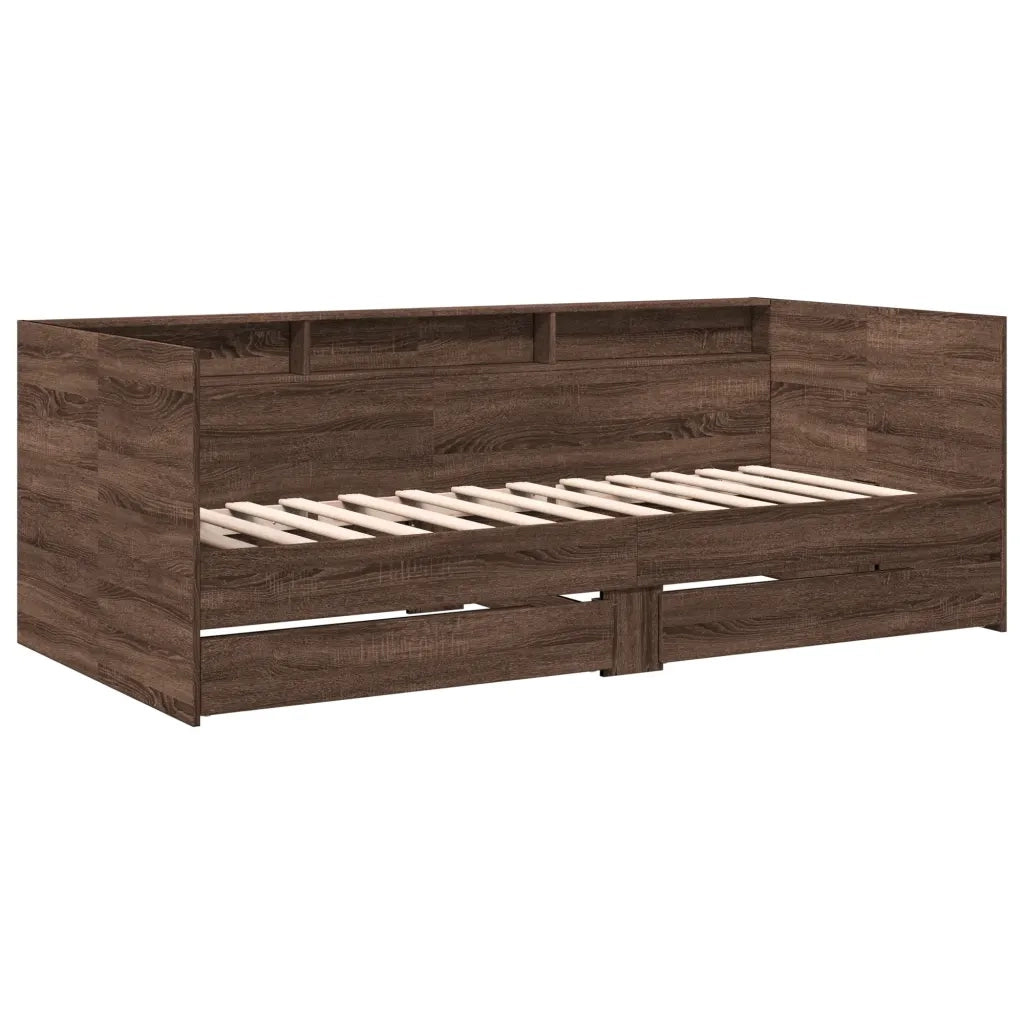 Divano Letto con Cassetti senza Materasso 75x190 cm 3280866