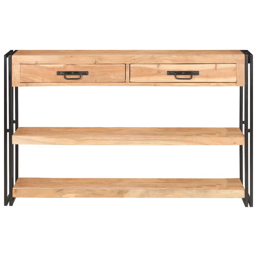 Credenza 120x30x75 cm in Legno Massello di Acacia 321803