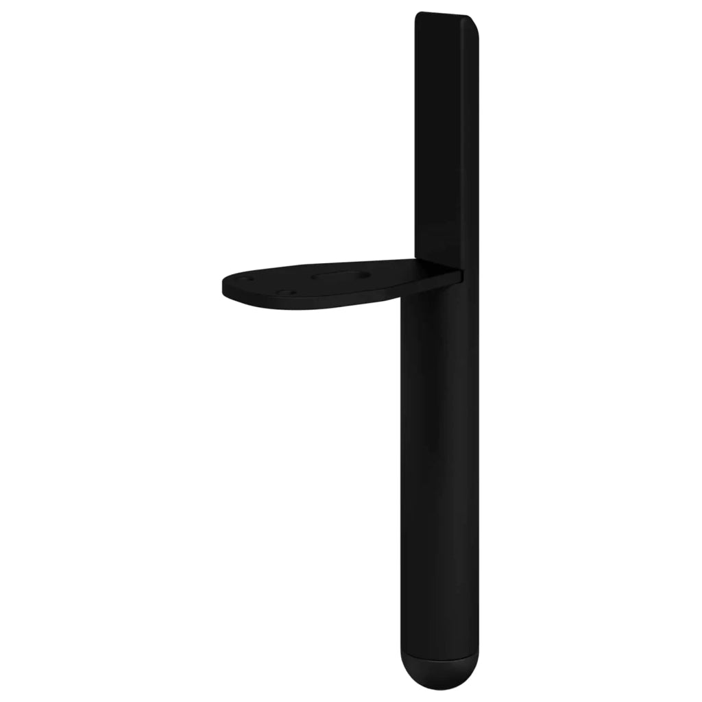 Piedini per mobili 12 pcs Nero 66 x 36 x 160 mm Ferro 864791