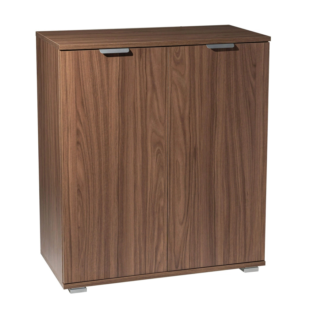 Armadietto da Bagno con 2 ante in Legno Composito cm 75x38x85 - PAUL