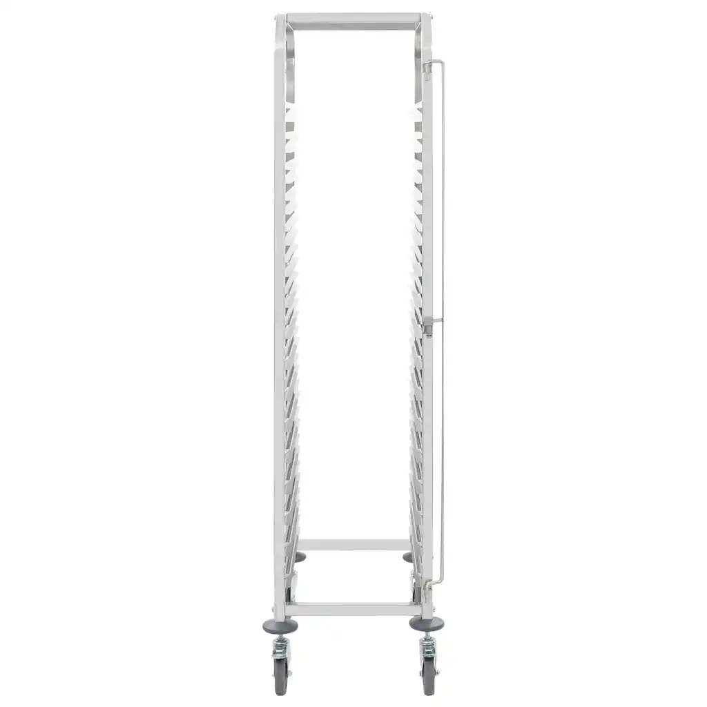 Carrello da Cucina per 16 Vassoi 38x55x163 cm in Acciaio Inox CFW8036058