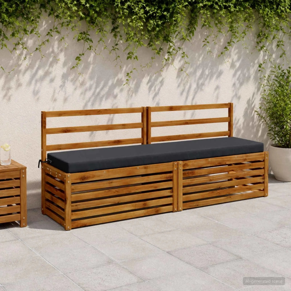 Cuscino per panchina SOEST 100% Poliestere Blu Scuro 949962
