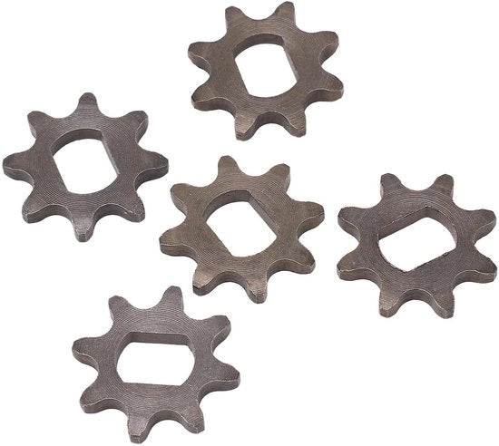 5 pezzi 420 ingranaggio a catena - scooter elettrico - sostenibile - 8T 420 ingranaggio a denti - per biciclette mini - misura interna 17x12mm