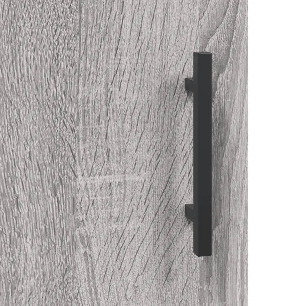 Credenza | Madia | Buffet da pranzo | Armadio da pranzo Grigio Sonoma 69,5x34x180 cm in Legno Multistrato