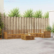 Set di divani da esterno 7 pcs Naturale 3373574
