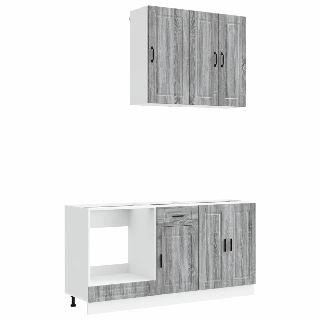 Unità Cucina PORTO 5 pcs Sonoma grigio Legno ingegnerizzato 3438281