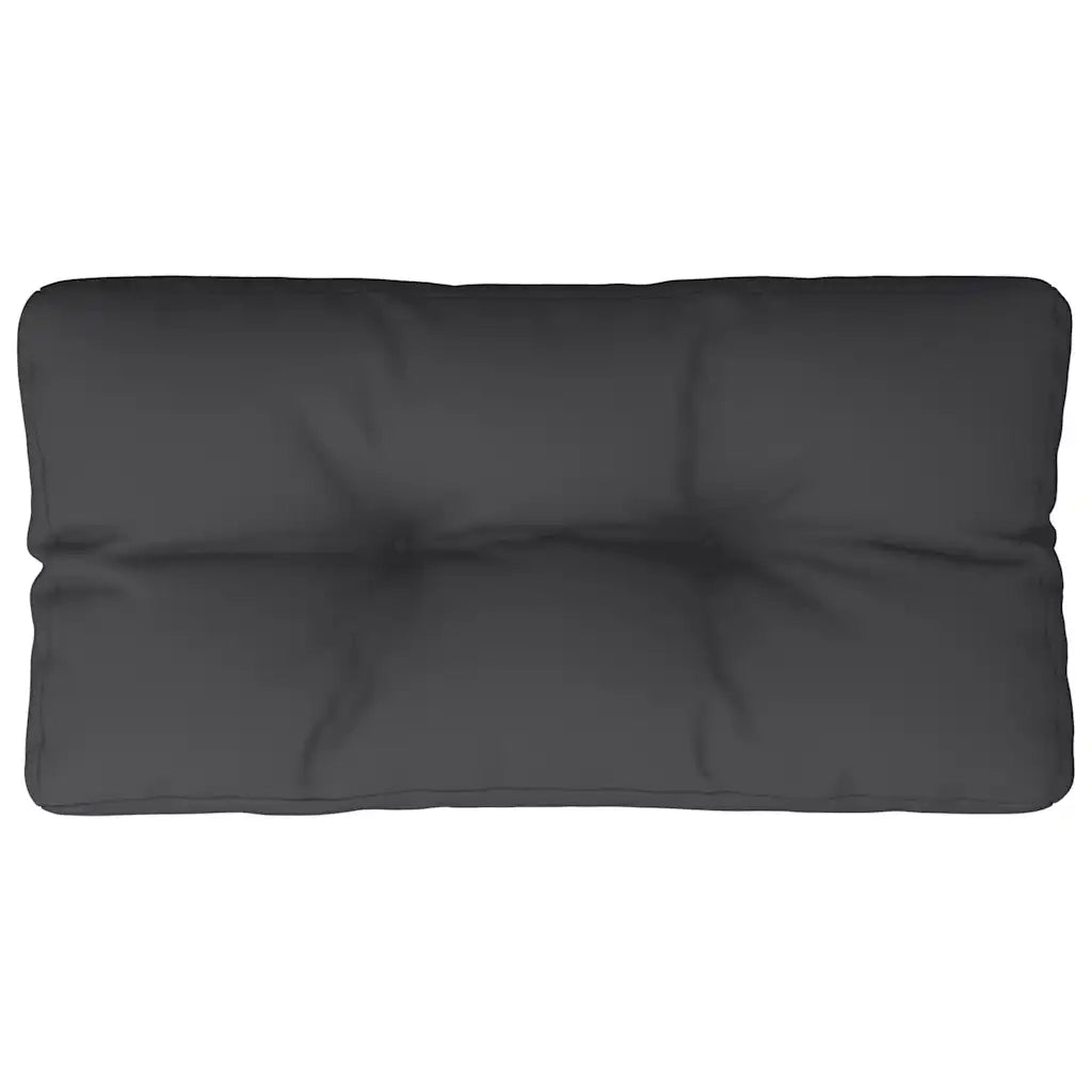 Cuscino per Pallet Nero 80x40x12 cm in Tessuto 360608