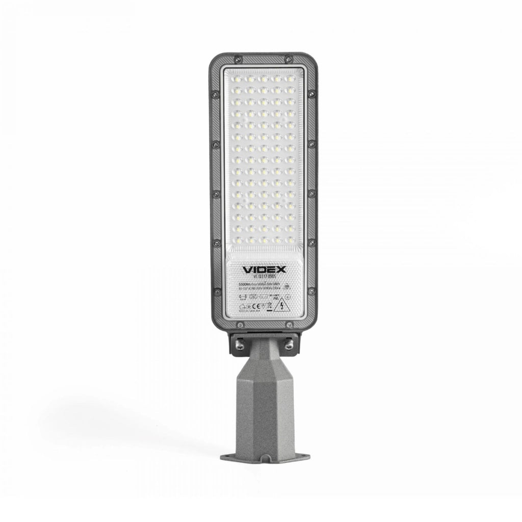 Lampione LED moderno 50W 5500lm IP65 grigio Videx