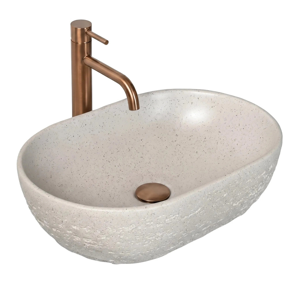 Lavabo Da Appoggio Rea Mira Greige