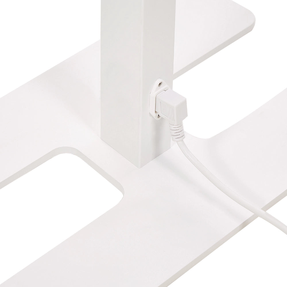Lampada da terra a LED in metallo bianco con sensore di movimento soggiorno camera da letto stile moderno