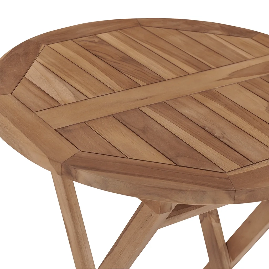 Set da Pranzo per Giardino 3 pz | Set Salotto da Giardino in Legno Massello di Teak