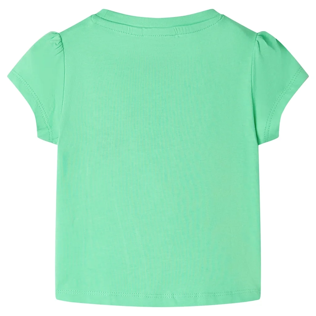 Maglietta da Bambino Verde Chiaro 128