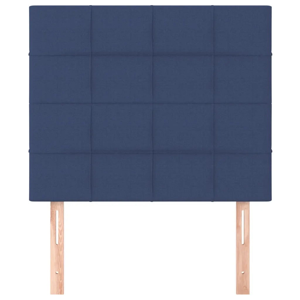 Testiera | Testata Blu 80x5x118/128 cm Tessuto