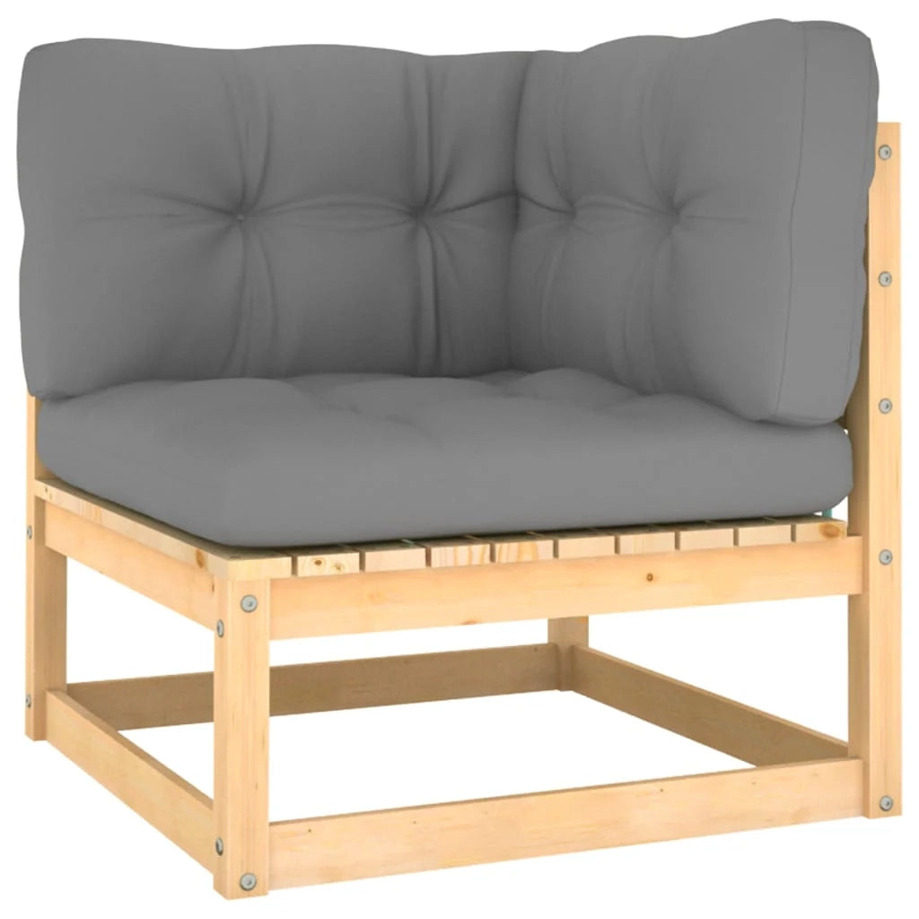 Set di mobili da giardino mobili da esterno 8 pezzi con cuscini legno massello di pino 02_0017506