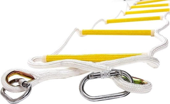 Scaldaiezza 2,5 m - Resistente al fuoco - Scaletta di sicurezza - Riciclabile - Capacità di carico fino a 900 kg - Striscia riflettente - Scaletta di emergenza