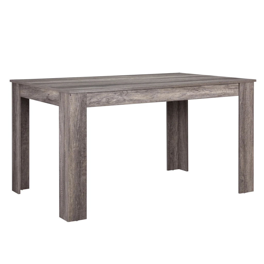 Robusto tavolo da caffè/sala da pranzo marrone da 140 cm 03_0004284