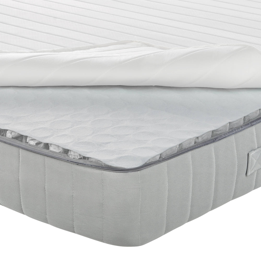 Materasso rigido a molle insacchettate sfoderabile a 7 zone 90 x 200 cm con maniglie