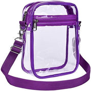 Borsa trasportabile in PVC trasparente - Cinturino regolabile - Interno ampio - Multifunzionale - Adatta per concerti - Borsa cosmetici