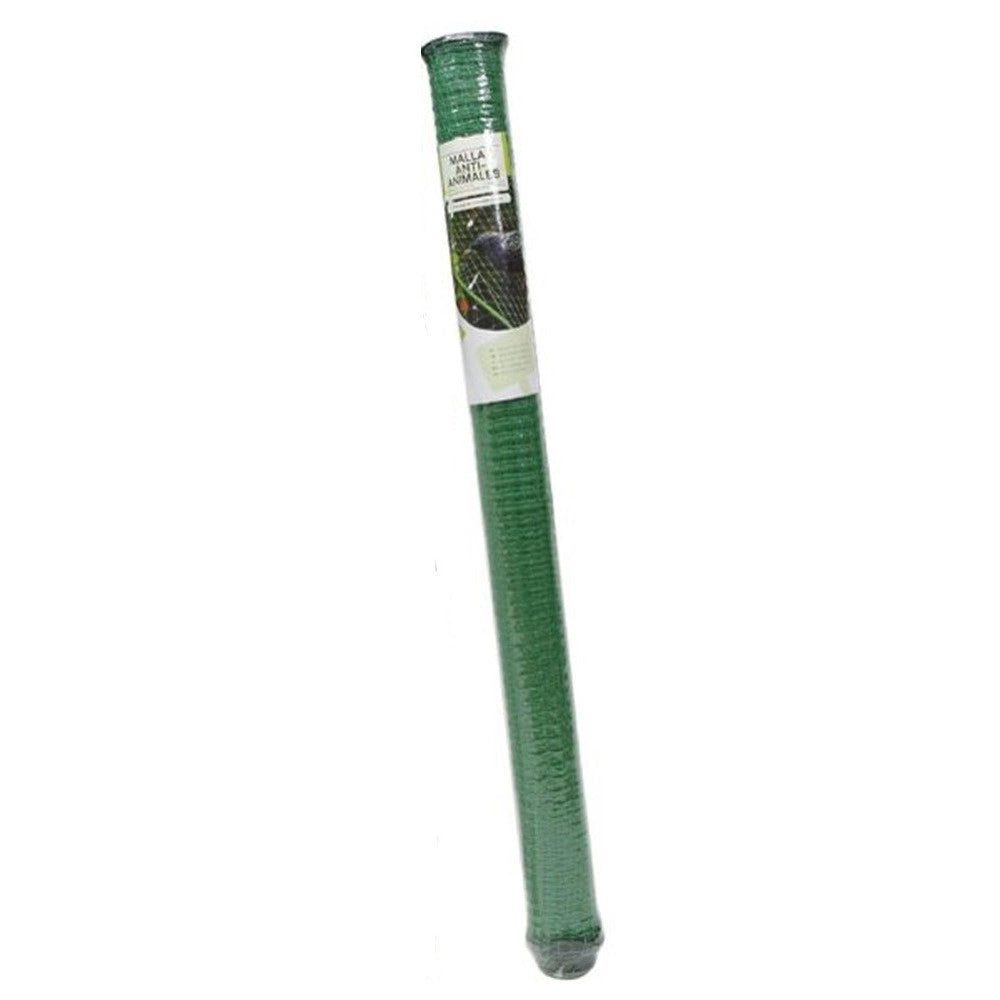 Trade Shop - Set 2 Pz Rete Anti Animali Maglia 1x10 Mt Verde Scuro Protezione Piante Orto 134616 -