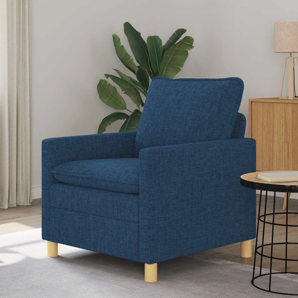 Divano Blu Tessuto 42028754