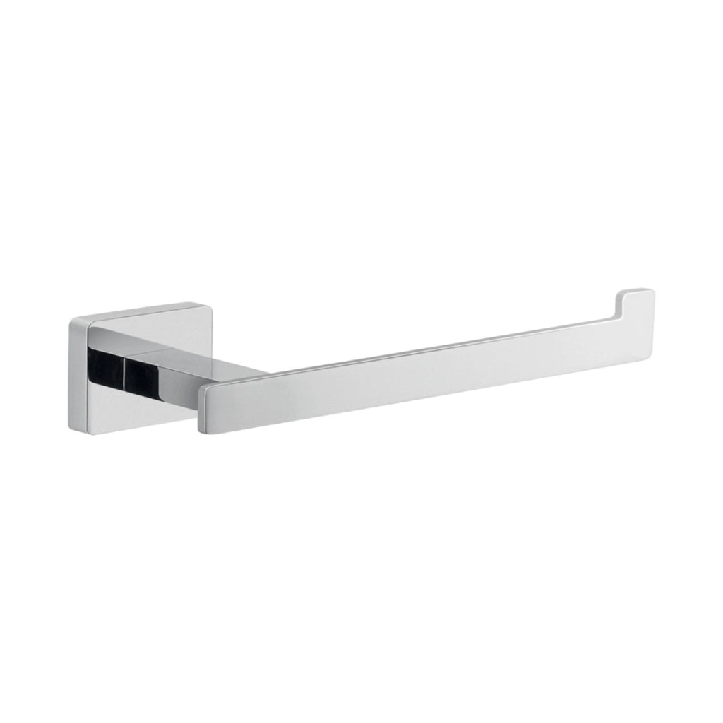 PORTA ROTOLO DA PARETE IN ACCIAIO INOX MODELLO ATENA - DIM. CM (LXPXH): 19X6,4X3,5 - CROMATO  - GDY