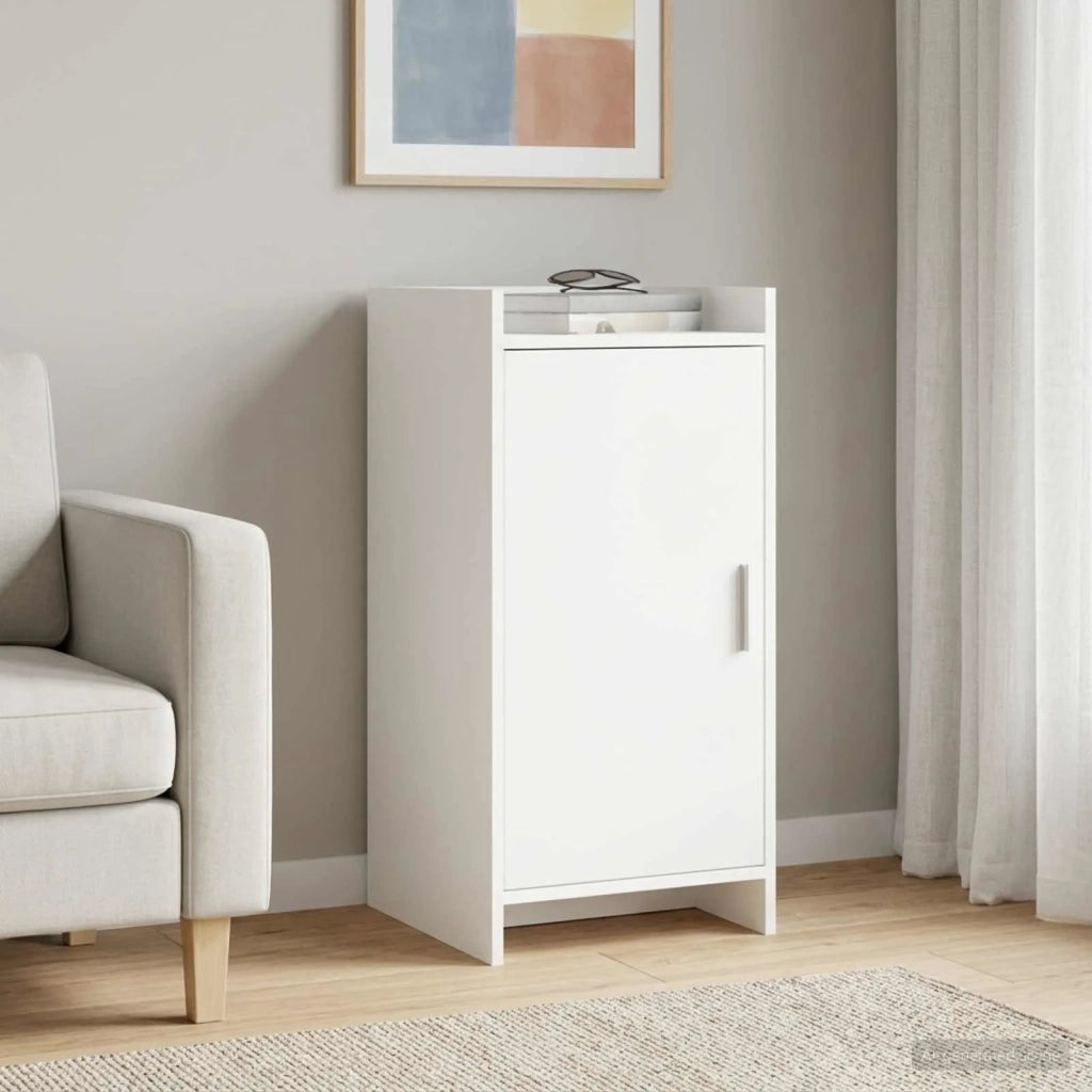Credenza Bianco 40 x 36 x 80 cm Legno ingegnerizzato 8011051